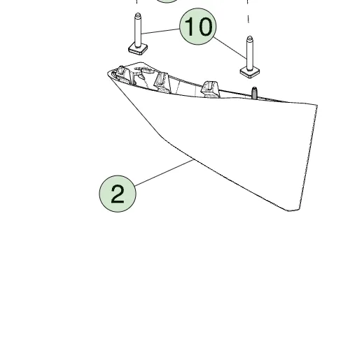 1780809-00-C Ліва збірка обтічника передньої панелі FRONT FASCIA FAIRING ASSEMBLY – LEFT HAND