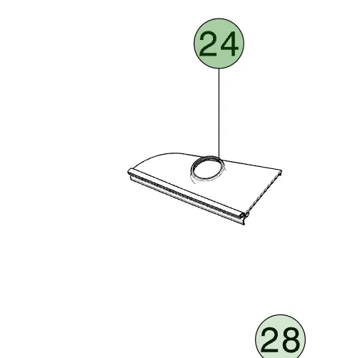 1902328-00-B Збірка декоративної накладки двірника WIPER APPLIQUE ASSEMBLY