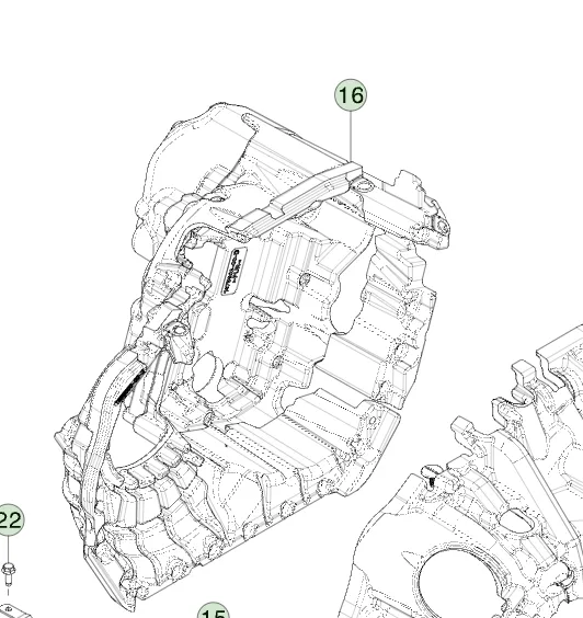 1875904-01-G Кришка NVH інвертора INVERTER NVH COVER