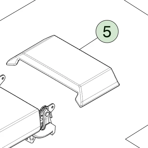 1876734-00-F Збірка ковпачка підлокітника ARMREST CAP ASSEMBLY