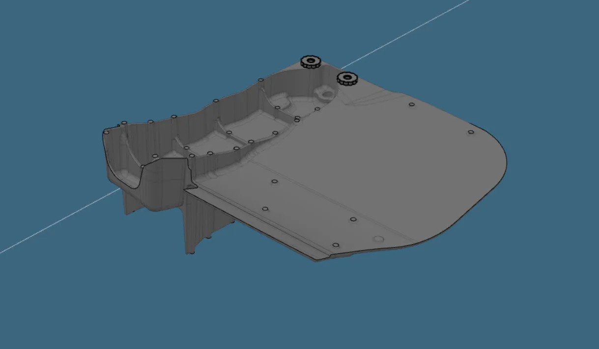 1991734-ST-B Збірка лівого литого заднього лонжерона ASSEMBLY – REAR RAIL CASTING – LEFT HAND