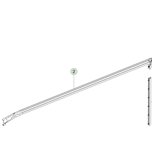 1808600-00-D Правий ущільнювач системи відведення води тоннео TONNEAU WATER MANAGEMENT SEAL – RIGHT HAND