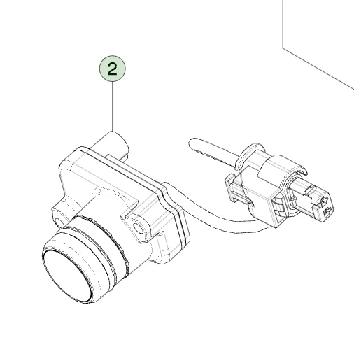 1893746-00-B Збірка підігрітої камери фасції HEATED FASCIA CAMERA ASSEMBLY
