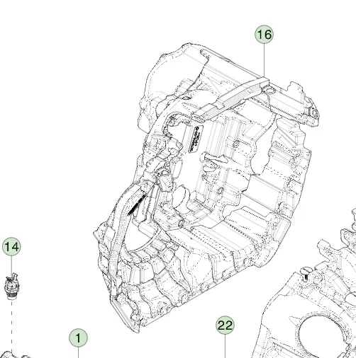 1875904-01-G Кришка NVH інвертора INVERTER NVH COVER