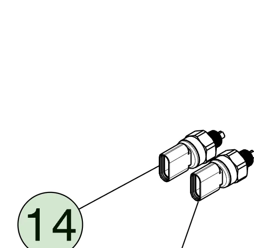 1510048-00-D Датчик тиску і температури низького тиску PRESSURE TEMPERATURE SENSOR – LOW PRESSURE