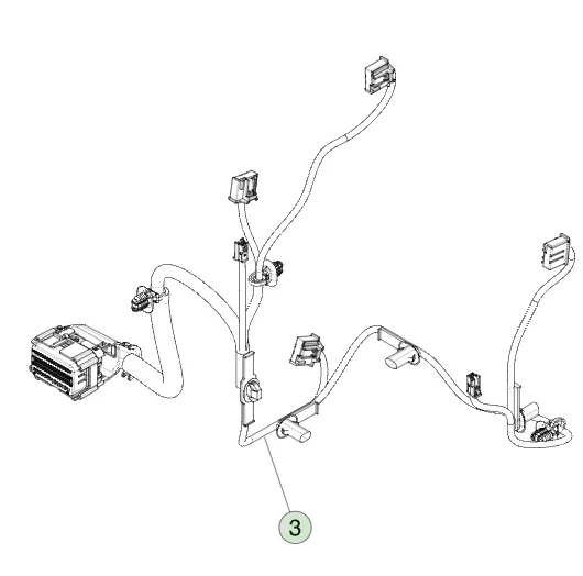1742622-00-G Жгут системи опалення вентиляції та кондиціювання (ОВК) — суха сторона HARNESS-HVAC DRY SIDE