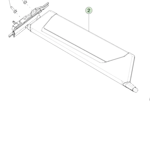 1950247-00-E Комплект сонцезахисного козирка — лівий бік SUN VISOR ASSEMBLY – RIGHT HAND