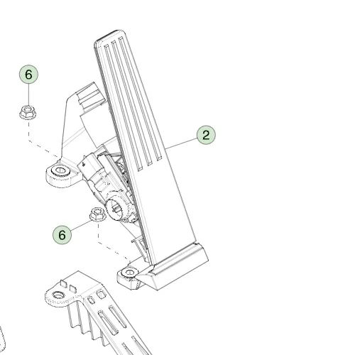 1250695-99-C Педаль газу ACCELERATOR PEDAL