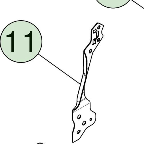 1878270-ST-G Збірка правої пластини заднього борта ASSEMBLY – TAILGATE PLATE – RIGHT HAND