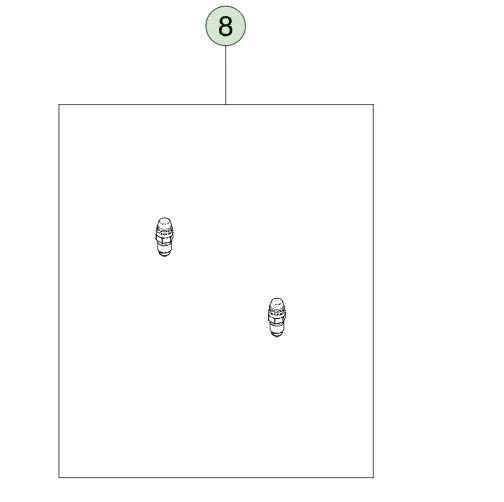 8008256-00-A Комплект прокачувальних штуцерів гальмівного супорта для обслуговування SERVICE BRAKE CALIPER BLEED SCREW KIT