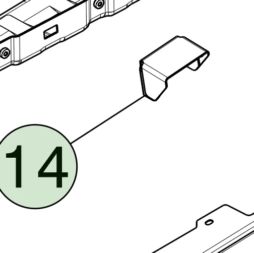 1876669-ST-A Підтримуючий кронштейн задньої облицювальної панелі REAR FASCIA SUPPORT BRACKET