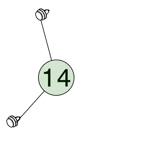 1016078-00-B Кріпильний кліп для обшивки для панелі товщиною 1.7–3 мм з отвором 7 мм TRIM CLIP