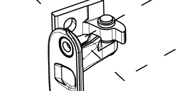 1801459-ST-B Нижня петля передніх дверей ліва DOOR HINGE – FRONT – LOWER – LEFT HAND 1801459-ST-B Нижня петля передніх дверей ліва DOOR HINGE – FRONT – LOWER – LEFT HAND