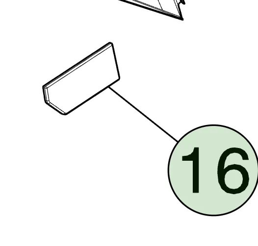 1848583-00-D Ліва заглушка аплікації C-стійки кузова C PILLAR APPLIQUE CLOSEOUT – LEFT HAND