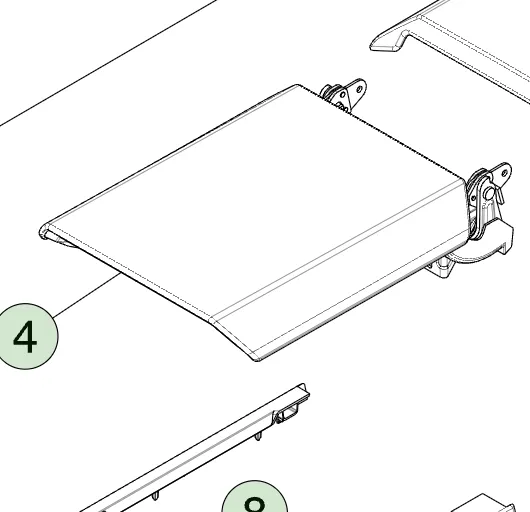 1850346-00-E Внутрішня збірка підлокітника ARMREST INNER ASSEMBLY