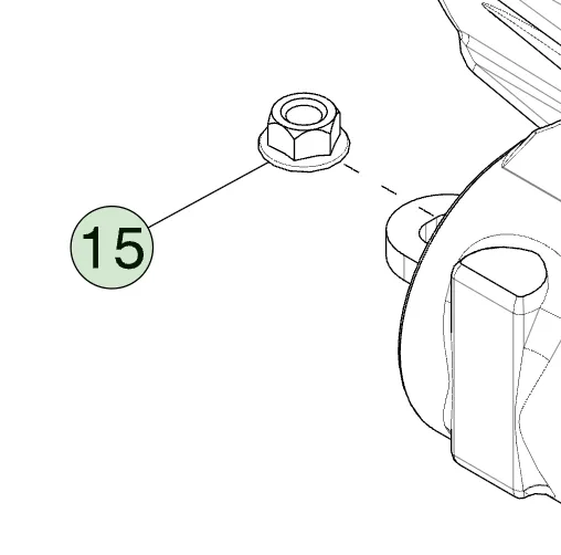 1772220-00-B Заземлювальний кабель – привідний модульGROUND STRAP CABLE – DIVE UNIT