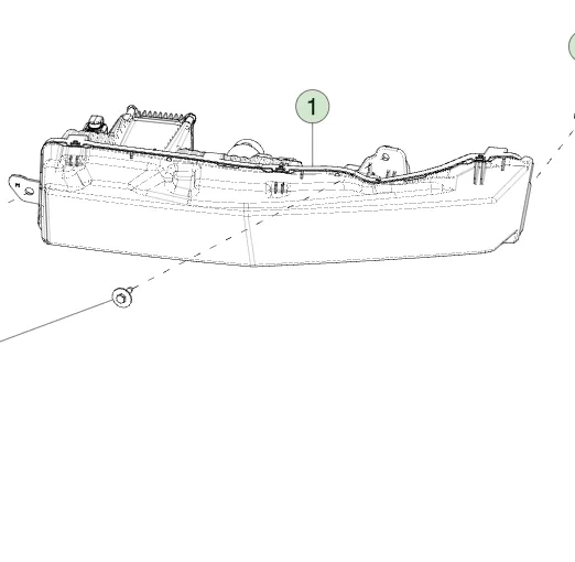 1806404-00-D Корпус фари головного освітлення — лівий HEADLAMP ASSEMBLY – LEFT HAND