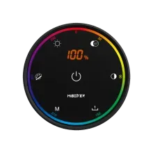 Miboxer K6 – RGB+CCT Drehregler-Fernbedienung, 2,4 GHz LED Steuerung, 9 Lichteffekte & Szenen-Speicher Miboxer K6 – RGB+CCT Drehregler-Fernbedienung, 2,4 GHz LED Steuerung, 9 Lichteffekte & Szenen-Speicher