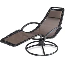 Casaria® Relaxliege Eve Mokka mit Schaukelfunktion Casaria® Relaxliege Eve Mokka mit Schaukelfunktion