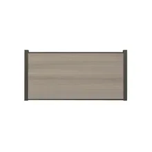 XXXL Premium Komplettset, WPC Coex. Zaun, grau meliert, 20mm (S) x 1790 mm (B) x 900 mm (H), Modulares Zaunsystem / Sichtschutz / Steckzaun inkl. Start- und Abschlussprofil (Serie WoodoSylt, ohne Pfosten) XXXL Premium Komplettset, WPC Coex. Zaun, grau meliert, 20mm (S) x 1790 mm (B) x 900 mm (H), Modulares Zaunsystem / Sichtschutz / Steckzaun inkl. Start- und Abschlussprofil (Serie WoodoSylt, ohne Pfosten)
