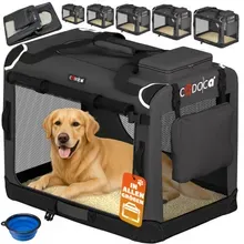Hundebox faltbar XXXL 101x70x70cm Anthrazit Hundebox faltbar XXXL 101x70x70cm Anthrazit