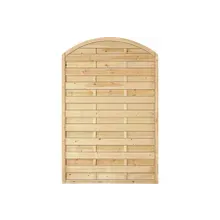 Sichtschutzzaun Holz Bogen Kiefer/Fichte 120 x 180/160 cm (Serie Baltrum) Sichtschutzzaun Holz Bogen Kiefer/Fichte 120 x 180/160 cm (Serie Baltrum)