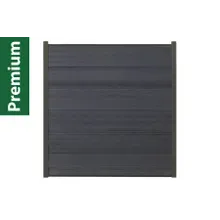 XXXL Premium Komplettset, WPC Coex. Zaun, anthrazit, 20 mm (S) x 1790 mm (B) x 1750 mm (H), Modulares Zaunsystem / Sichtschutz / Steckzaun inkl. Start- und Abschlussprofil (Serie WoodoSylt ohne Pfosten) XXXL Premium Komplettset, WPC Coex. Zaun, anthrazit, 20 mm (S) x 1790 mm (B) x 1750 mm (H), Modulares Zaunsystem / Sichtschutz / Steckzaun inkl. Start- und Abschlussprofil (Serie WoodoSylt ohne Pfosten)
