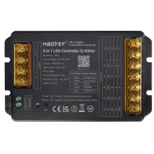 MiBoxer HR5 5-in-1 LED Controller – einfarbig, CCT, RGB, RGBW & RGBCCT, 2,4 GHz Funk, 12–48 V, 30 A, 15 A pro Kanal MiBoxer HR5 5-in-1 LED Controller – einfarbig, CCT, RGB, RGBW & RGBCCT, 2,4 GHz Funk, 12–48 V, 30 A, 15 A pro Kanal