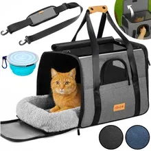 Cadoca® Katzentransportbox Grau 44x34x31cm bis 20kg Cadoca® Katzentransportbox Grau 44x34x31cm bis 20kg