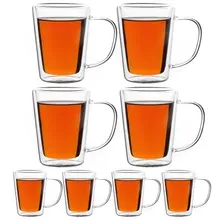 Thermo-Teegläser 8er-Set doppelwandig Thermo-Teegläser 8er-Set doppelwandig