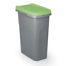 Mülleimer Grau/Grün Kunststoff 25L Mülleimer Grau/Grün Kunststoff 25L