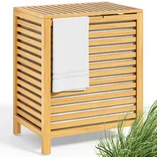 Casaria® Wäschekorb Bambus 62L Wäschesack herausnehmbar Casaria® Wäschekorb Bambus 62L Wäschesack herausnehmbar