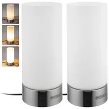 monzana® Tischlampe Lumo 2er-Set Weiß monzana® Tischlampe Lumo 2er-Set Weiß