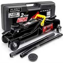 Wagenheber Schwarz 2t 85-330mm inkl Koffer Wagenheber Schwarz 2t 85-330mm inkl Koffer