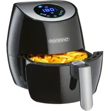 monzana® Heißluftfritteuse 9in1 Schwarz Touch-Display 1500W 3,6 L monzana® Heißluftfritteuse 9in1 Schwarz Touch-Display 1500W 3,6 L