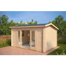 Kleines Gartenhaus “Eva E” 4x3m | Kleines Gartenhaus mit 3x4m Außenmaß | Gartenhaus aus Holz mit Satteldach Kleines Gartenhaus “Eva E” 4x3m | Kleines Gartenhaus mit 3x4m Außenmaß | Gartenhaus aus Holz mit Satteldach
