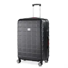 Hartschalenkoffer XL Rollen 360º Reisekoffer 105L Schwarz ABS Hartschalenkoffer XL Rollen 360º Reisekoffer 105L Schwarz ABS