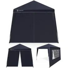 Faltpavillon Capri Anthrazit 3x3m inkl 2 Seitenwänden UV-Schutz 50+ Faltpavillon Capri Anthrazit 3x3m inkl 2 Seitenwänden UV-Schutz 50+