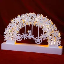 Schwibbogen Weihnachten Schneeflocken Weiß Schwibbogen Weihnachten Schneeflocken Weiß