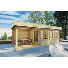Gartenhaus mit Terrasse “Jacob E” 7x3m | Zeitgenössisches Garten-Sommerhaus mit Veranda – 12m² | Sommerhaus mit Vordach Gartenhaus mit Terrasse “Jacob E” 7x3m | Zeitgenössisches Garten-Sommerhaus mit Veranda – 12m² | Sommerhaus mit Vordach