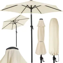 Sonnenschirm Fiji Beige Ø200cm UV-Schutz 80+ mit Kurbel Sonnenschirm Fiji Beige Ø200cm UV-Schutz 80+ mit Kurbel