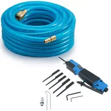 monzana® Druckluftschlauch 20m + Druckluft-Karosseriesäge monzana® Druckluftschlauch 20m + Druckluft-Karosseriesäge
