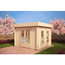 Kleines Gartenhaus mit großen Fenstern “Lucas B” 3x3m | Kleines Gartenhaus 3x3m | Kleines Gartenhaus aus Holz Kleines Gartenhaus mit großen Fenstern “Lucas B” 3x3m | Kleines Gartenhaus 3x3m | Kleines Gartenhaus aus Holz