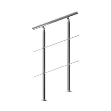 monzana® Treppengeländer Edelstahl 80cm 2 Streben monzana® Treppengeländer Edelstahl 80cm 2 Streben