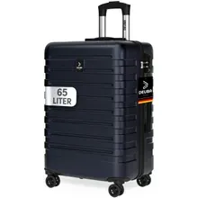Deuba® Hartschalenkoffer New York Dunkelblau 65L Rollen 360º ABS Deuba® Hartschalenkoffer New York Dunkelblau 65L Rollen 360º ABS