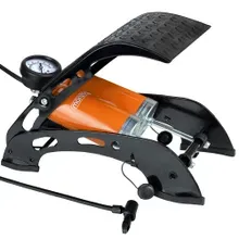 monzana® Doppel-Stahlzylinder Fußluftpumpe mit Manometer bis 7 bar monzana® Doppel-Stahlzylinder Fußluftpumpe mit Manometer bis 7 bar