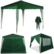 Deuba® Faltpavillon Capri Grün 3x3m inkl 2 Seitenwänden Deuba® Faltpavillon Capri Grün 3x3m inkl 2 Seitenwänden