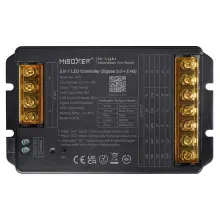 MiBoxer HZ5 Zigbee 3.0 & 2.4G Funk LED Controller – 5-in-1, einfarbig bis RGBCCT, 12-48 V, 30 A, Push-Dim MiBoxer HZ5 Zigbee 3.0 & 2.4G Funk LED Controller – 5-in-1, einfarbig bis RGBCCT, 12-48 V, 30 A, Push-Dim