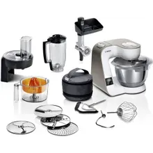 BOSCH Serie 4 Küchenmaschine mit Waage MUM 5 1000 W Weiß, Champagne MUM5XW40 BOSCH Serie 4 Küchenmaschine mit Waage MUM 5 1000 W Weiß, Champagne MUM5XW40
