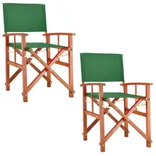 Regiestuhl Cannes 2er-Set Grün Eukalyptus FSC®-zertifiziert Regiestuhl Cannes 2er-Set Grün Eukalyptus FSC®-zertifiziert
